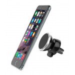 Wholesale Circle Round Heavy Duty Magnetic Air Vent Car Mount Holder KICT007 (Black)